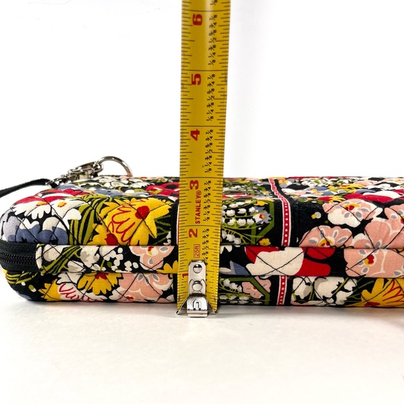 Vera Bradley Floral Laptop Bag - Black, Red, Yellow - Picture 10 of 10